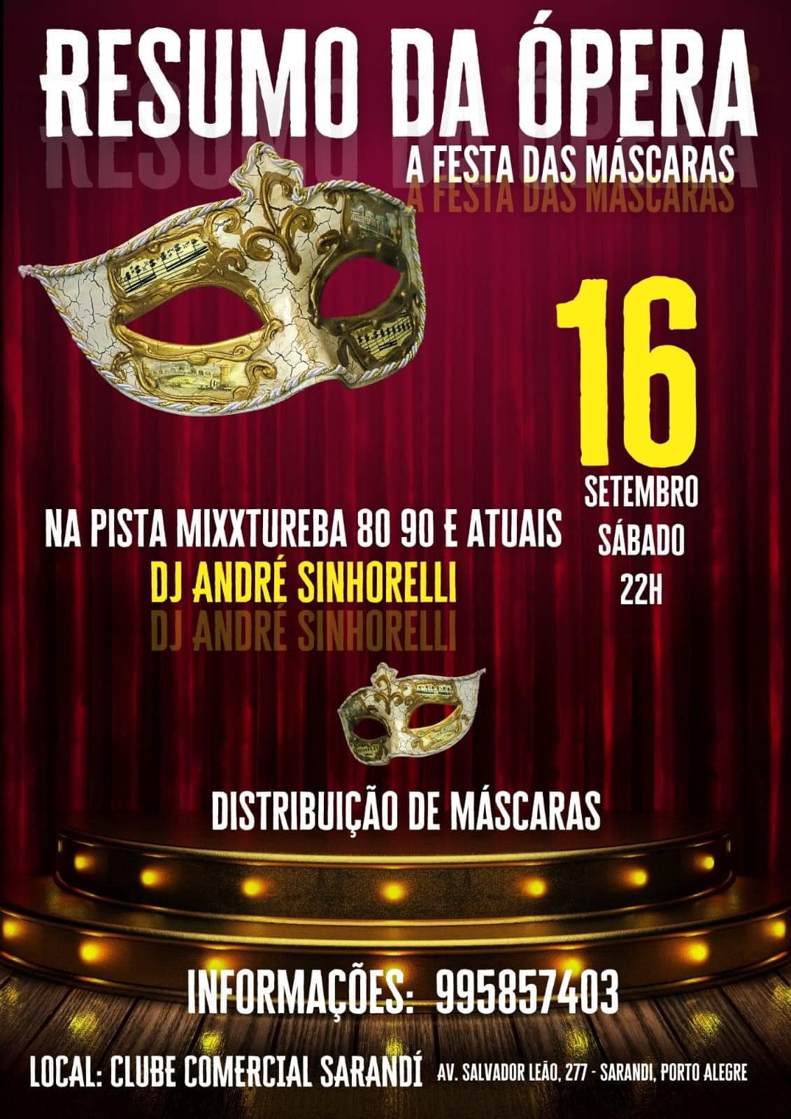 Resumo da Ópera A Festa das Máscaras